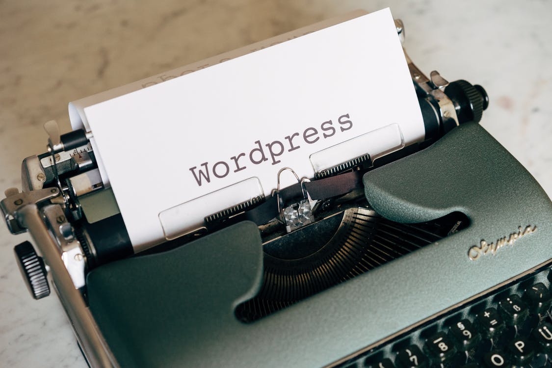 Wordpress paa skrivemaskine