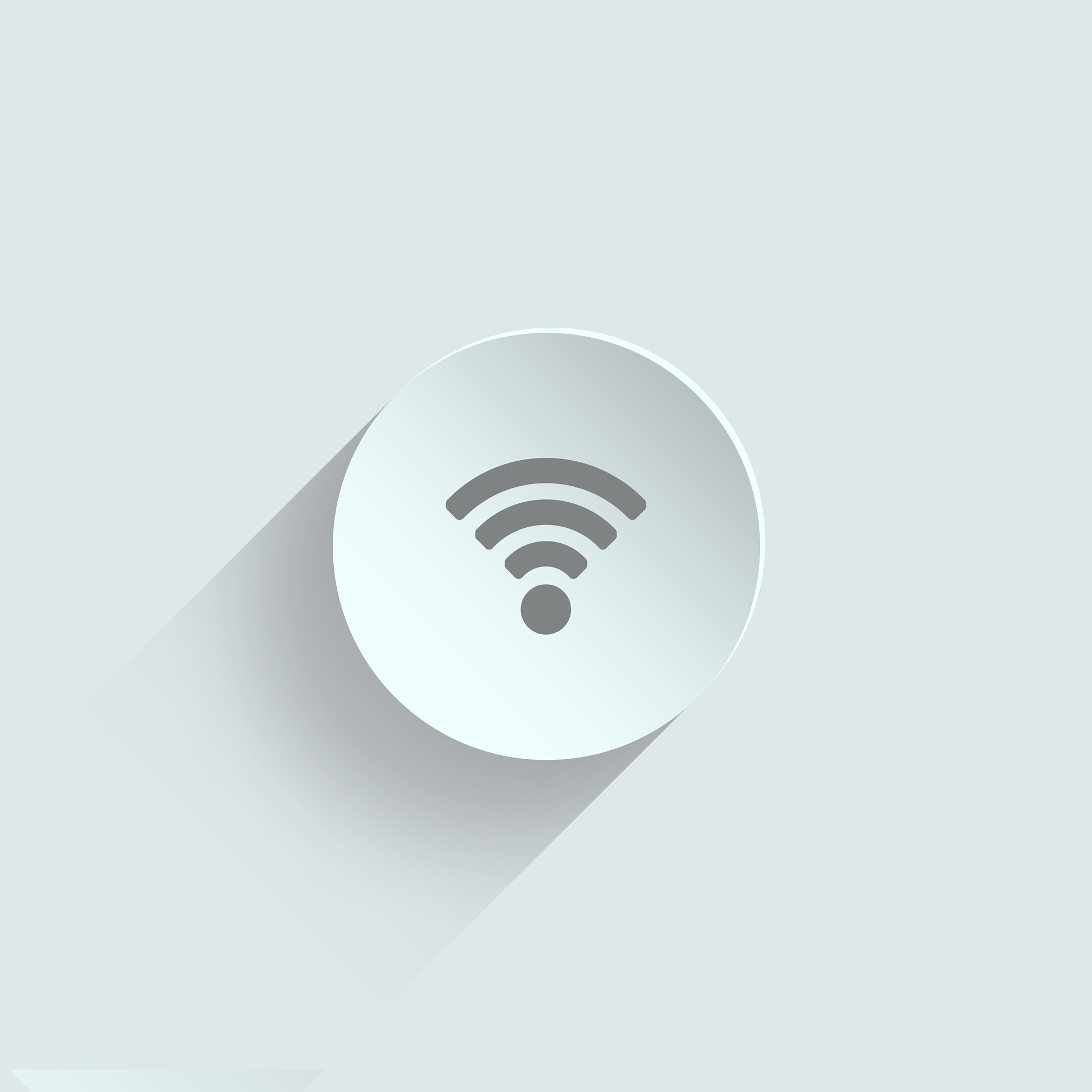 Illustration ikon wifi netværk